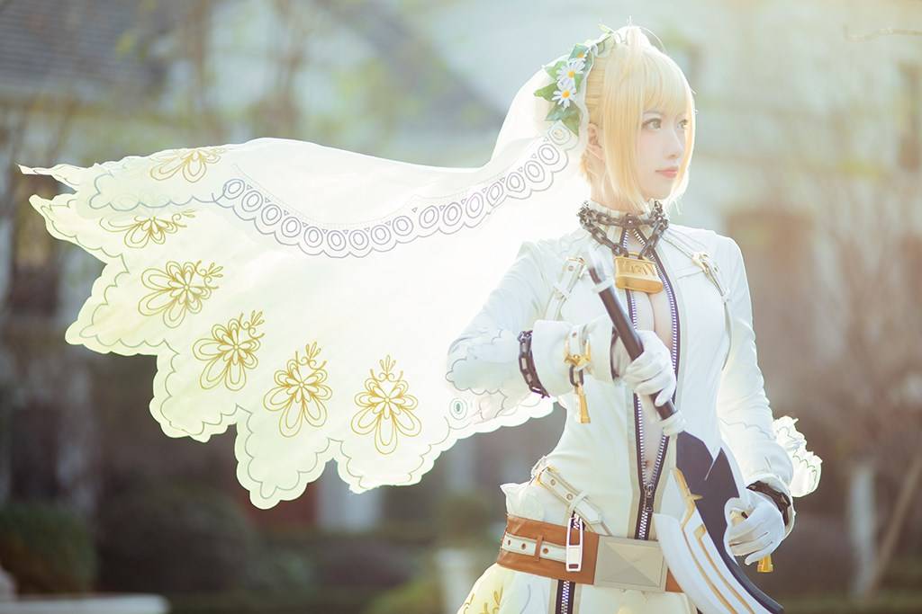 [cos]saber性感cos高清壁纸
